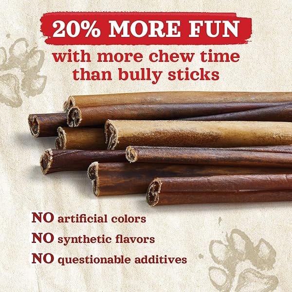 NATURAL FARM COLLAGEN STICKS (6 INCH, 15 PACK). ODOR-FREE, 95% NATURAL COLLAGEN DOG CHEWS, SUPPORTS HEALTHY JOINTS, SKIN & COAT – BEST RAWHIDE ALTERNATIVE FOR SMALL & MEDIUM DOGS