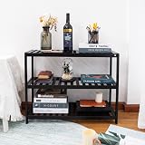 Vencier Bamboo Shoe Rack Natural 3 Tier Easy Assembly Large Capacity view 5