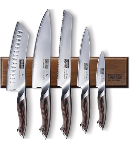 Pure Komachi HD - 6 Coated Carbon Stainless Steel Knives with