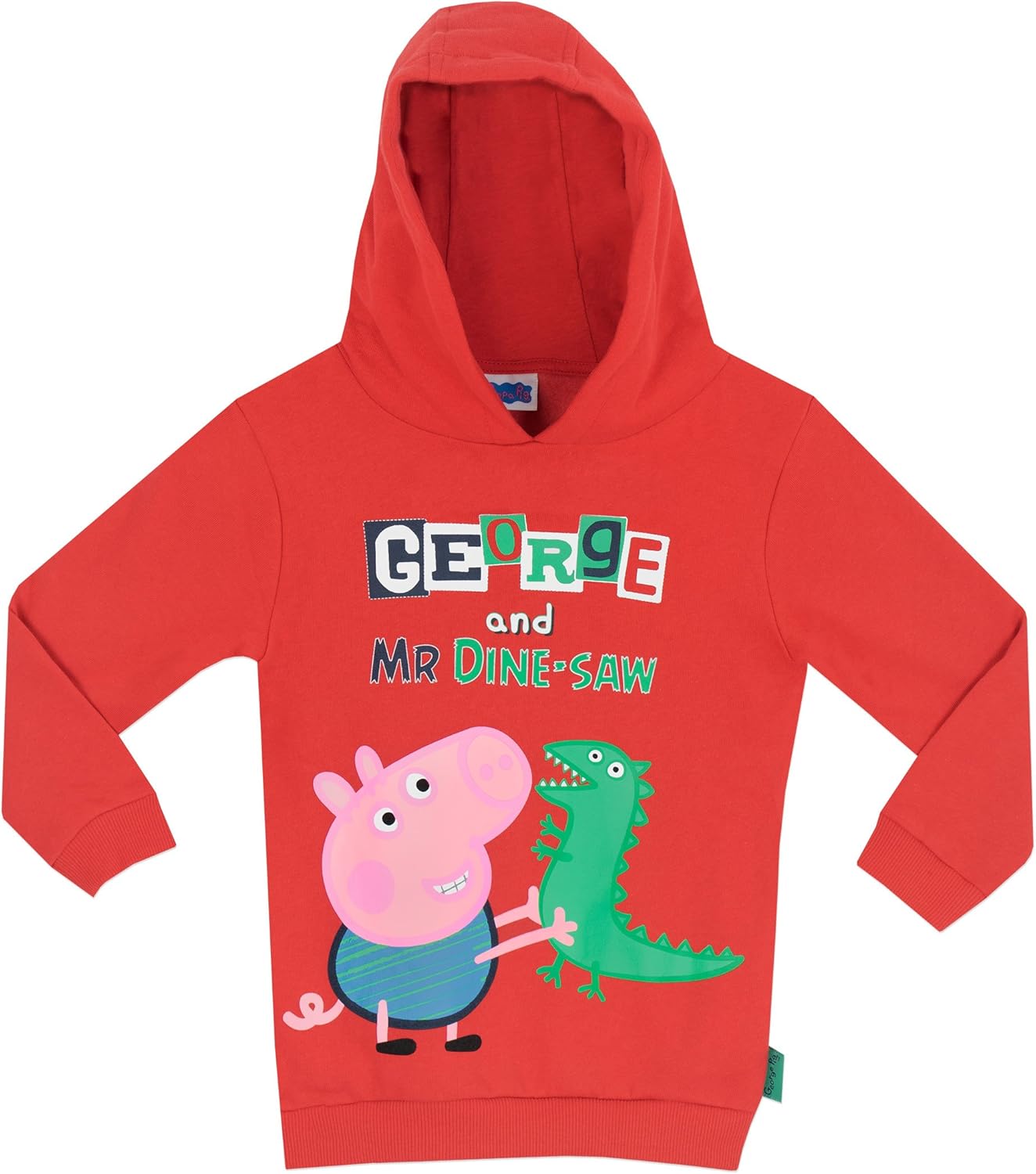 Peppa Pig Boys Pig Sudadera con Capucha para Hombre, Multicolor