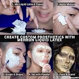 Mehron Liquid Latex 1 oz Clear Makeup w/Brush Special Effects Theatrical view 5