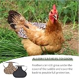 Yunnyp 5pcs Chicken Saddle Hen Apron Soft Breathable Feather Protector Elastic view 5