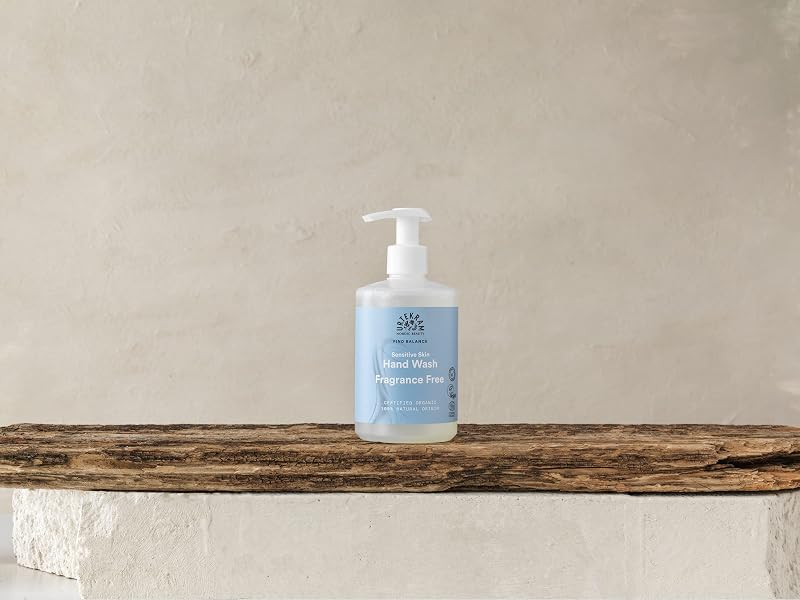 Sabonete de Mãos Sem Perfume 300 ml – Sabonete Líquido Suave para Peles Sensíveis, com Aloe Vera, Ácido Hialurónico e Glicerina, Certificado COSMOS Organic, Vegan, Fabricado na Dinamarca