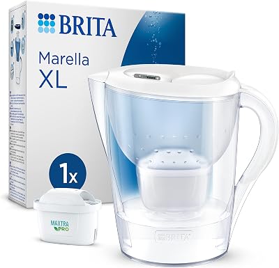 BRITA Marella XL White 3.5L with MAXTRA PRO Filter Cartridge