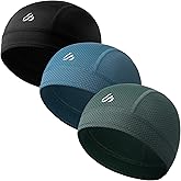 3 Pieces Skull Cap Helmet Liner, Cooling Hat Welding Cycling Beanies Head wrap for Men Women Hard Hat Durags