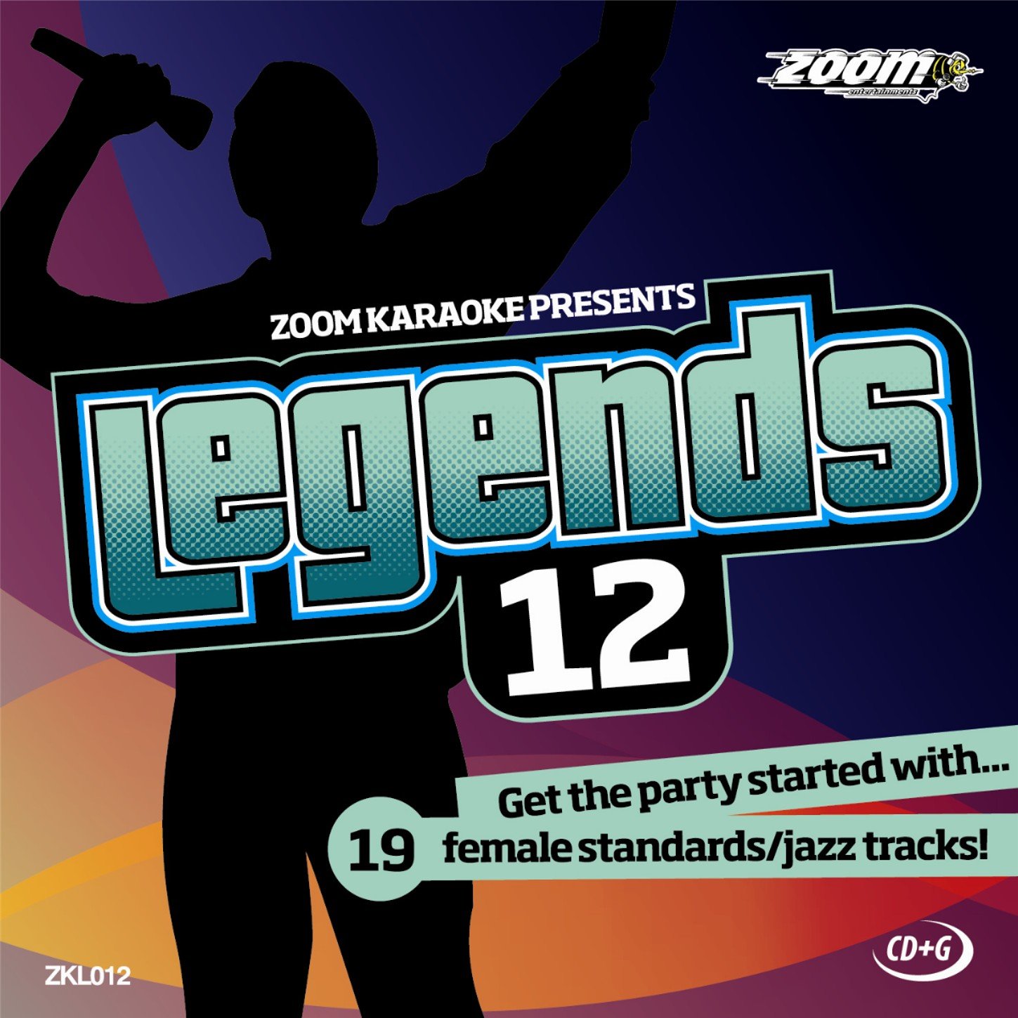 Zoom Karaoke CD+G - Legends Volume 12-19 Female Standards/Jazz Tracks [Card Wallet]
