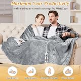 Mia&Coco Electric Heated Blanket King Size 200x180cm 10 Heat Levels LED view 5
