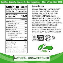 Orgain Organic Unflavored Vegan Protein