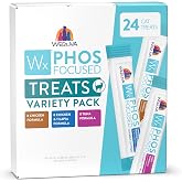 Weruva Wx Phos Focused, Lickable Cat Treats Variety Pack, 0.5oz Tube, Pack of 24
