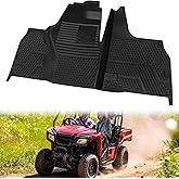 XATVXUTV TPE Front Floor Mat for Honda Pioneer 520 2021-2025/Pioneer 500 2015-2023 Accessories, Rubber Front Row Floor Liners All Weather Protection Slush Mat for Pioneer 520, Replace #0SP63-HL5-101