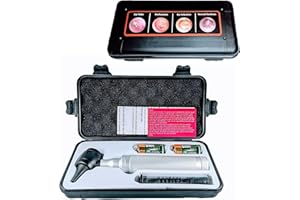 DOCTOR MOM OTOSCOPE 5th Gen Dr Mom Professional Otoscope - Full-Size with Our Largest Lens, Complete with Batteries and Hard Travel Case