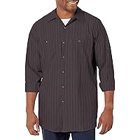 Red Kap Herren Arbeitshemd Kurzarm - Industrielles Streifenhemd