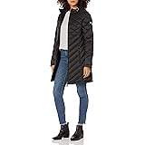 tommy hilfiger women's mid length packable down chevron quilt coat