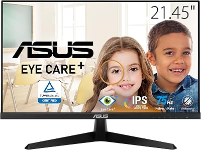 ASUS VY229HE 22" FHD 1080p IPS 75Hz 1ms MPRT Adaptive Sync Eye Care Monitor