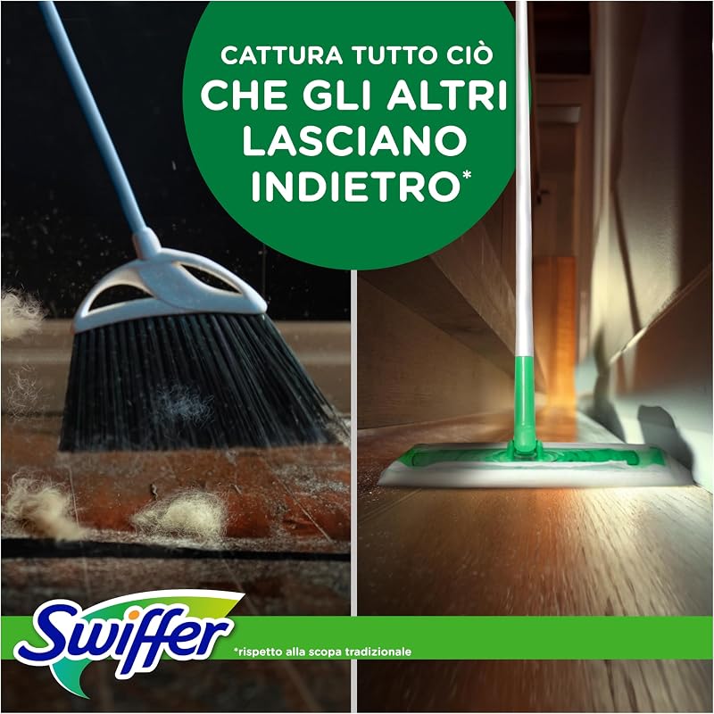 Dry, Ricarica Microfibra Catturapolvere, 90 Panni + 3 Lavapavimenti — foto 4 di 6