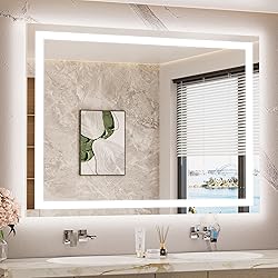 TETOTE LED Bathroom Mirror with Lights 40 x 32