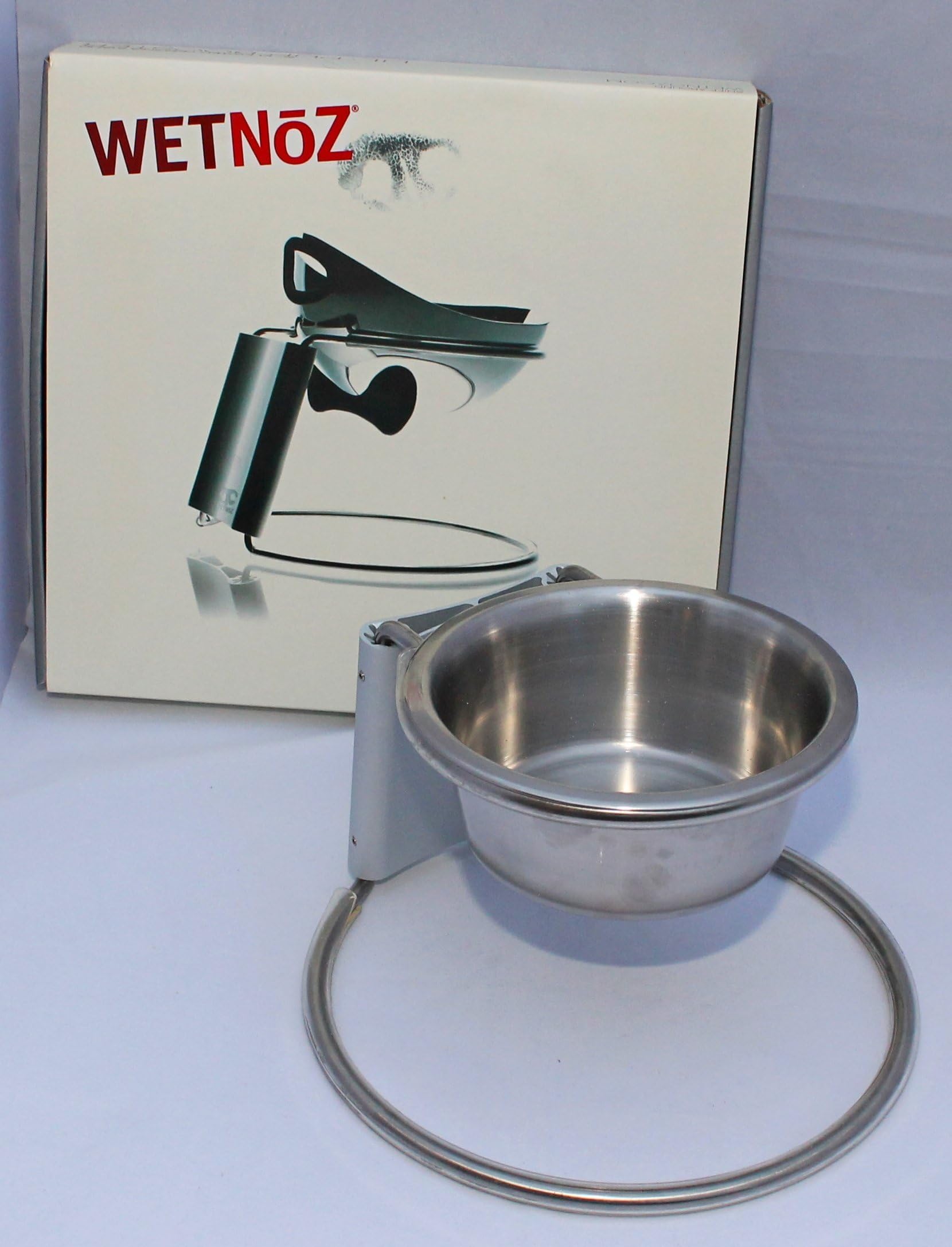 Wetnoz Single Feeder Stand with Bowl,Elevated Feeding Stand & Bowl (MEDIUM RAISED 6" FEEDER)