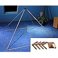 Meditation Pyramid - 6ft 51-Degree Copper Pyramid System for Healing