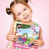 SYNARRY Magnetic Puzzles 3-5 Year Old Girls Unicorn Mermaid Princess 20 Pcs view 6