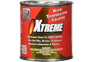 KBS Coatings 65205 Cast Iron Grey Xtreme Temperature Coating - 8 fl. oz.