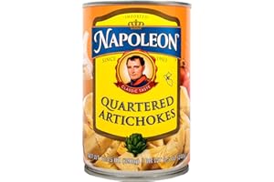 Napoleon Quartered Artichokes, 13.75 Ounce Tin (Pack of 6)