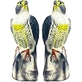 GiftExpress 2 pk 16.5" Scarecrow Eagle Fake Hawk Decoy Statue, Pest Repellent, Bird Control, Garden Protectors, Outdoor Falcon Garden Décor, Eagle Repeller (2)