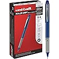 Uniball Roller Grip Pens, 12 Count - Extra Large Grip, Blue Rollerballs Pens - 0.7mm Medium Tip Size - Smooth Writing Japanese Pens, School Supplies