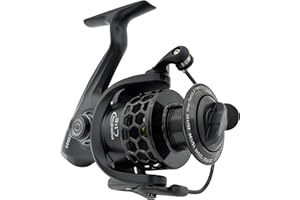 Fishdrops Spinning Fishing Reels 12+1BB Ultra Lightweight Carved Aluminum Spool Reels Affordable Smooth Spinning Reels