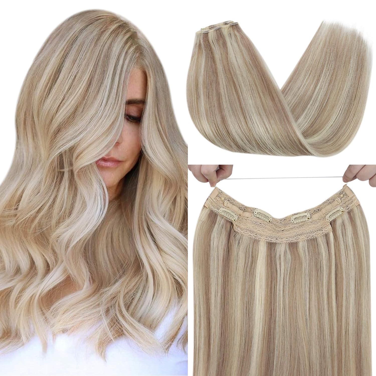Halo Hair Extensions Ash Blonde at Dillon Curtis blog