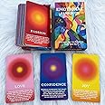 DPEHAKMK Emotional Healing Oracle Deck, 56 Oracle Cards for Beginners, Mindfulness, and Spiritual Growth, Affirmation and Reflection Deck