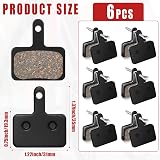 mwellewm 6Pcs Bike Brake Pads Disc for Shimano C501 M575 M525 M495 M486 M485 view 3