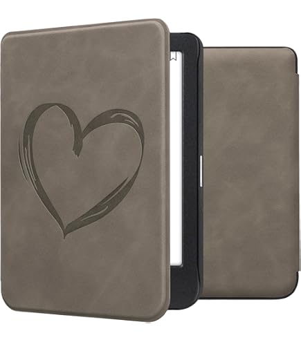 Kwmobile Flip Cover EReader Hoesje Geschikt Voor Kobo Glo HD / Touch 2 0 Met Handvat In Donkergrijs - View #7