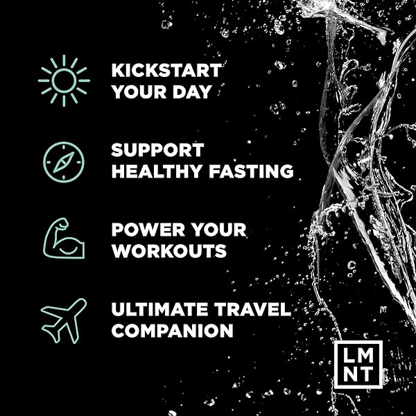 LMNT ZERO SUGAR ELECTROLYTES – RAW UNFLAVORED SALT | DRINK MIX | 30-COUNT