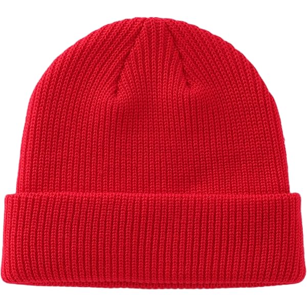 Warm Winter Hat Knit Plain Skull Beanie Toboggan Knit Hat for Men
