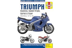 Triumph Daytona, Speed Triple, Sprint & Tiger: 885/955cc '97 to '05 (Haynes Service & Repair Manual)