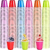 CACASO 600 Pack Plastic Shot Glasses,2oz Plastic Shot Cups,Disposable Shot Cups for Party,Multicolor Mini Party Cups for Drinking Tasting Serving Samples Birthday Party Supplies Picnic(6 Colors)