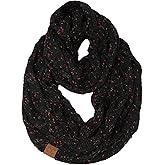 Funky Junque Infinity Scarf for Women – Oversized Chunky Winter Scarf, Colorful Fall Scarves, Soft Sweater Wrap Cozy Style