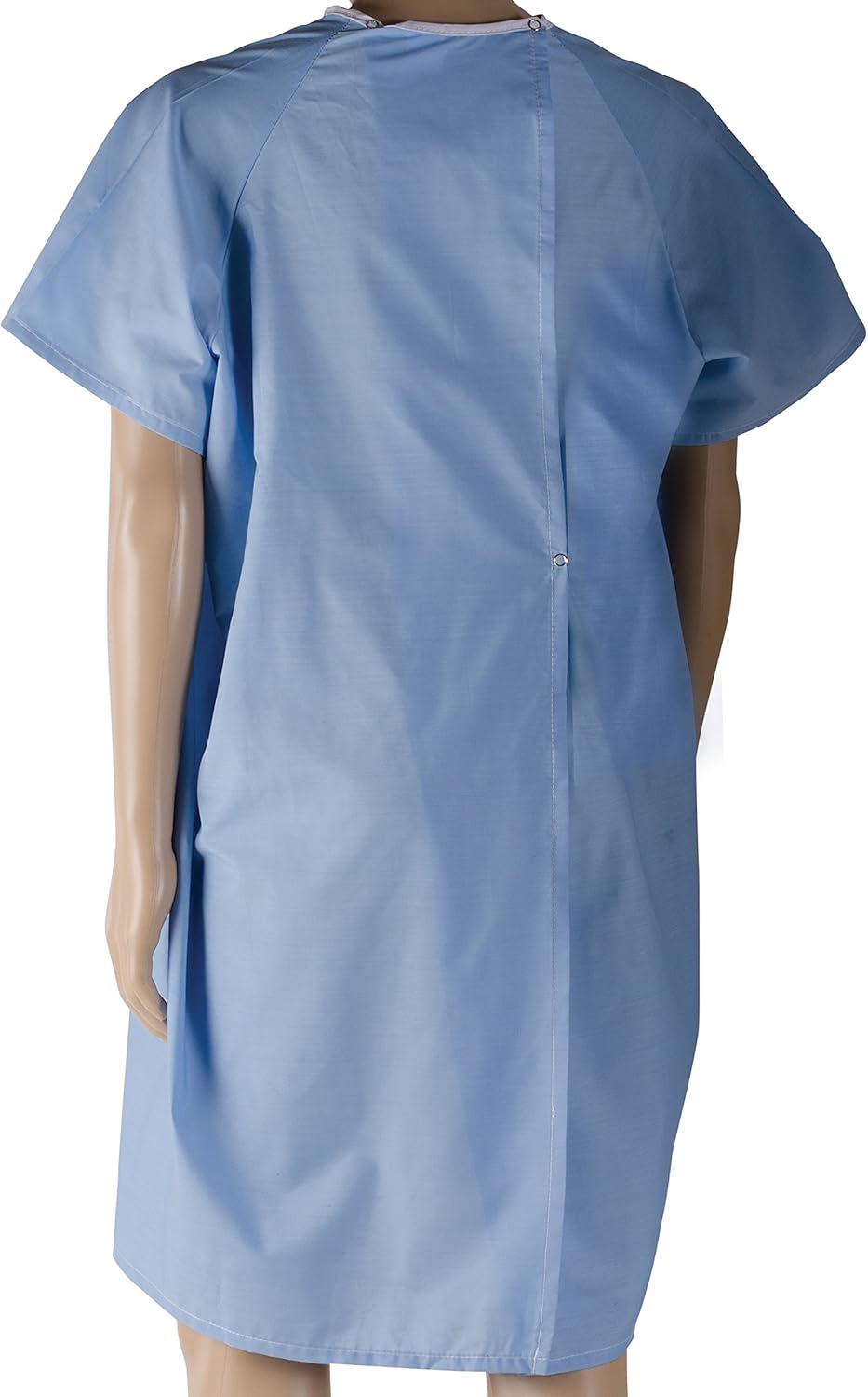 DMI Hospital Gown, Easy Access Patient Gown, Blue Hospital Gown, Blue: Health & Personal Care