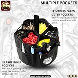 Graintex 18 Pocket Rip-stop Canvas Grab Bag Tool Organizer Pouch Drawstring view 3