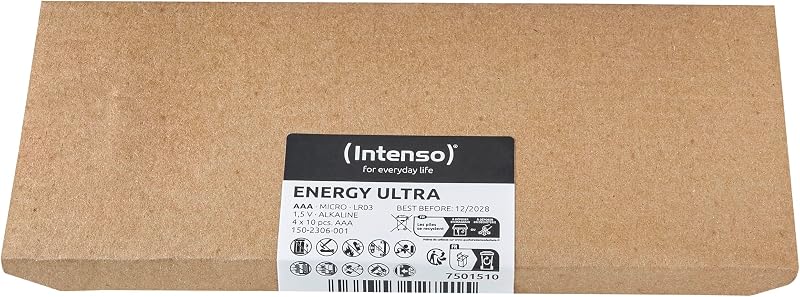 Intenso energy ultra aaa/micro / lr03 - pilhas alcalinas - pacote de 40