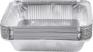 Set of 20 Disposable Aluminum Replacement BBQ Grill Tray Grease Catch Pans Line Foil for The Char-Broil 2425514W12 Big Easy Turkey Fryer