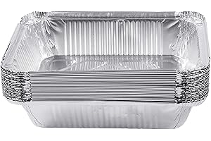 LS'BABQ Set of 20 Disposable Aluminum Replacement BBQ Grill Tray Grease Catch Pans Line Foil for The Char-Broil 2425514W12 Big Easy Turkey Fryer