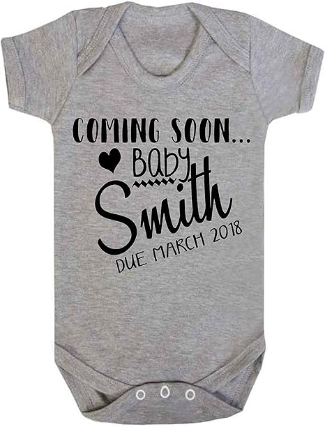 coming soon baby vest