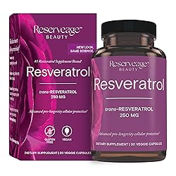 Reserveage Beauty, Resveratrol 250 mg, Antioxidant