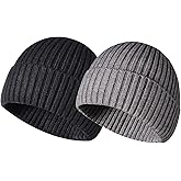 Irzaki Mens Beanie - Winter Hats for Men Women Cuff Fleece Beanie Knit Wool Skull Cap for Outdoor Activities and Daily Use