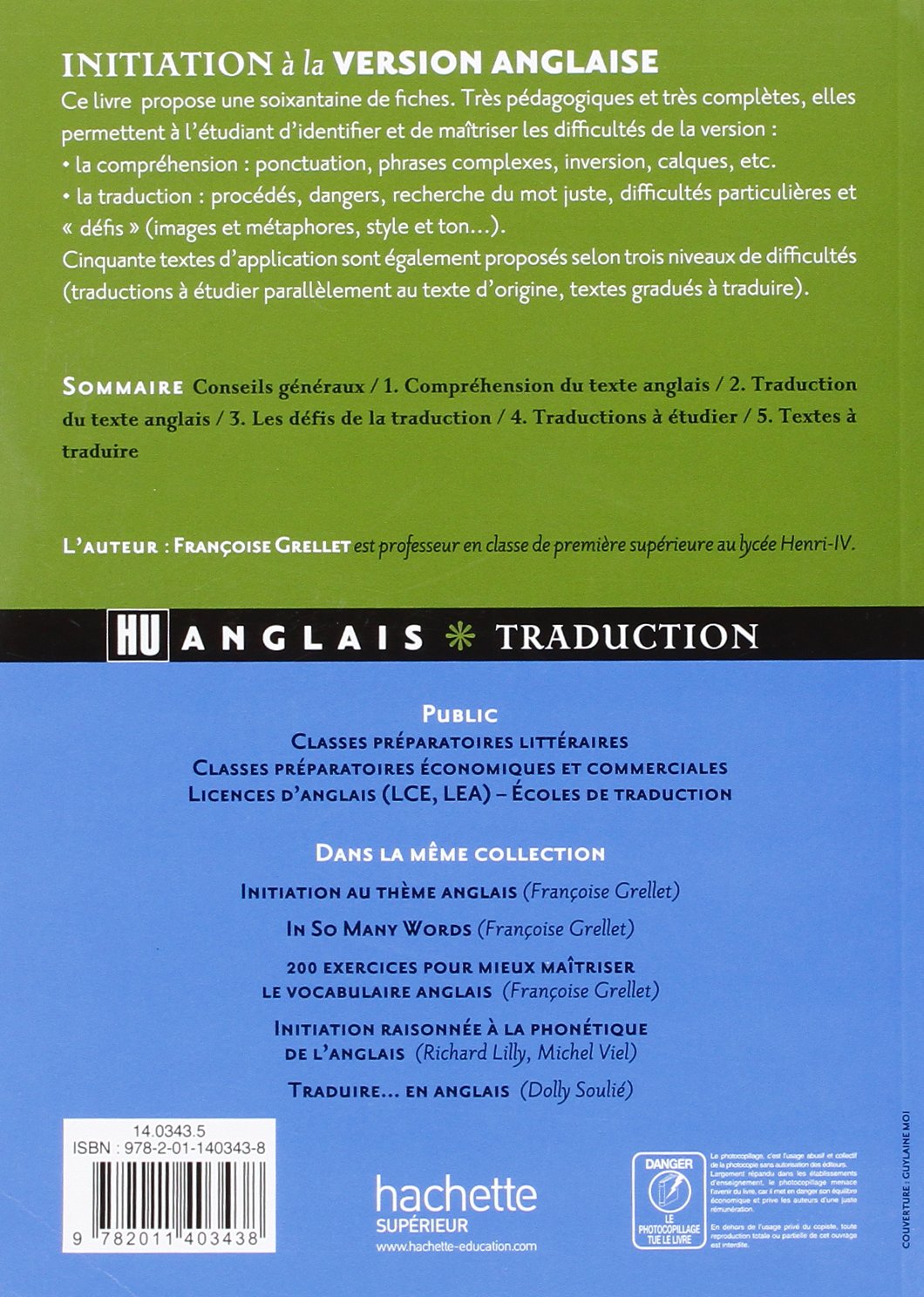 La Traduction Anglais Français Manuel De Traductologie Pratique