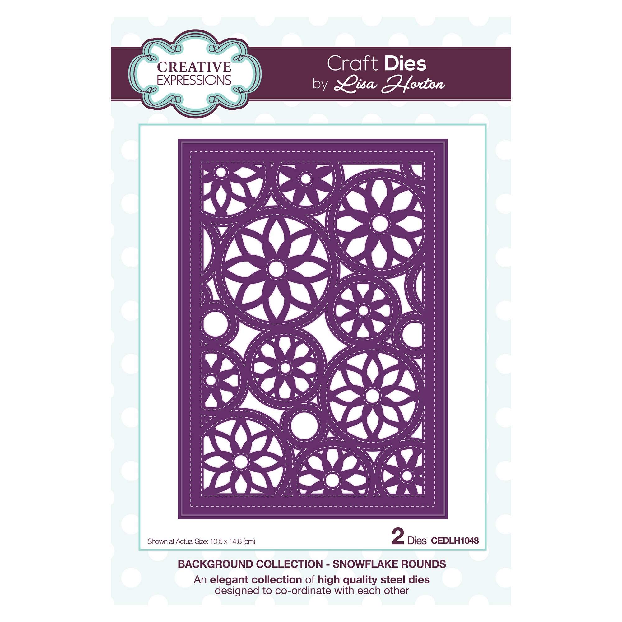 Elegant Background Two Piece die Set