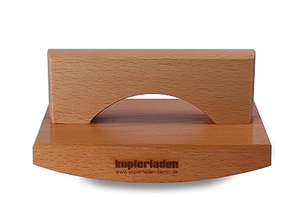 Wiegestempel mit eigenem Logo oder Text, 100 x 150 mm, Stempel in Übergröße, individualisierbar – Abrollstempel, Holzstempel,