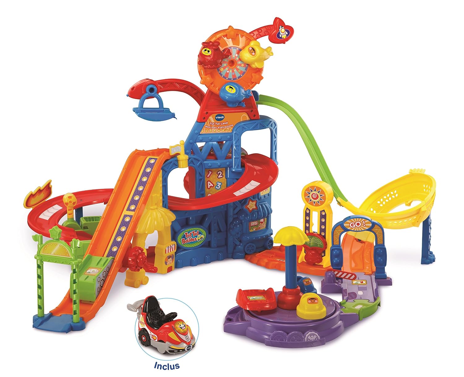 Vtech - Tut Racing cars Land Maxi Amusement Park + Loulou Super ...