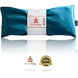 Blissful Being Silk Eye Pillow With Lavender & Flax Seeds | Soothe Tired & Puffy Eyes, Relax, Calm Body & Mind, Eliminate Headaches/Migraines